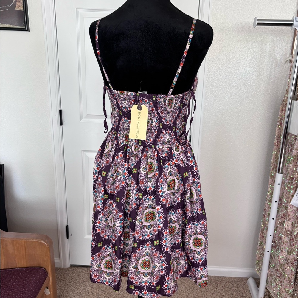 BOG purple tank dress M NWT - Picture 2 of 3